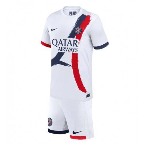 Fotbalové Dres Paris Saint-Germain Dětské Venkovní 2024-25 Krátký Rukáv (+ trenýrky)